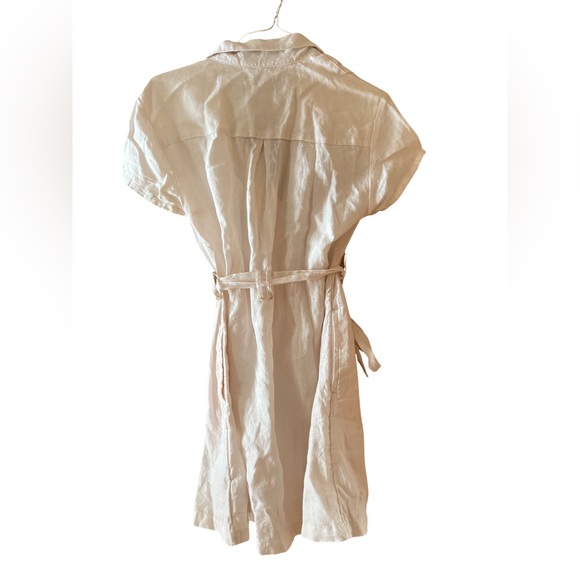 NWT Tahari White Linen Dress - Picture 7 of 7